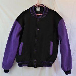 Men's Varsity Jacket by Fruit of the Loom with German Shepherd art on back